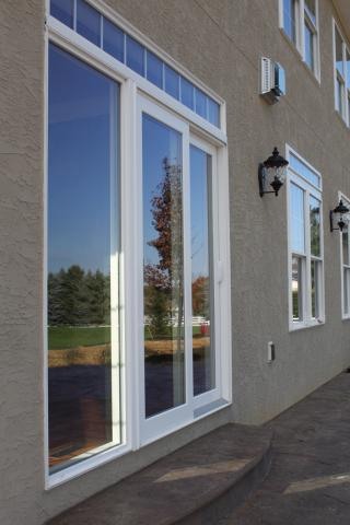 sliding door to patio