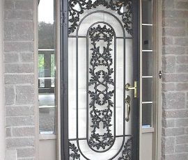 black-vines-storm-door