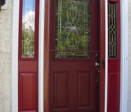 red storm door replacement