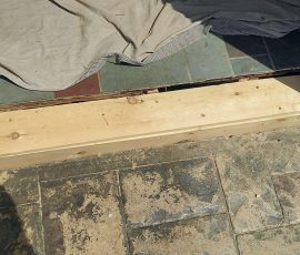 installing new door frame