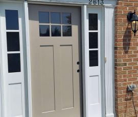 installed front door shuman
